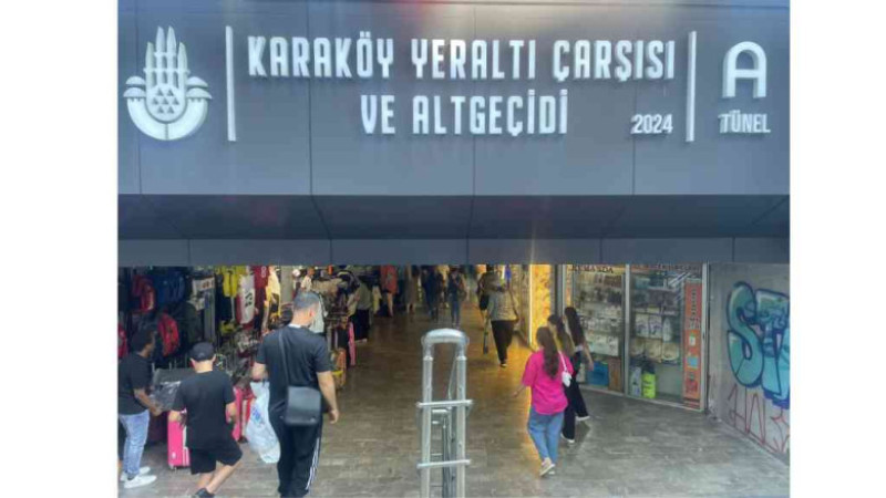 Karaköy Yeraltı Çarşısı yenileniyor