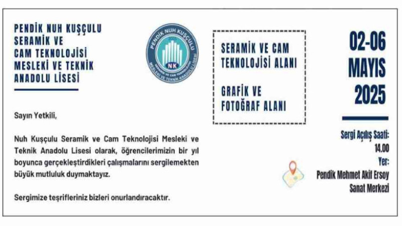 Nuh Kuşçulu MTAL’den sanat dolu sene sonu sergisi