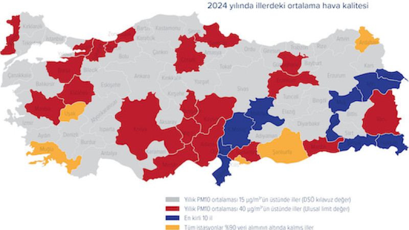 Hava kirliliği önlenemiyor