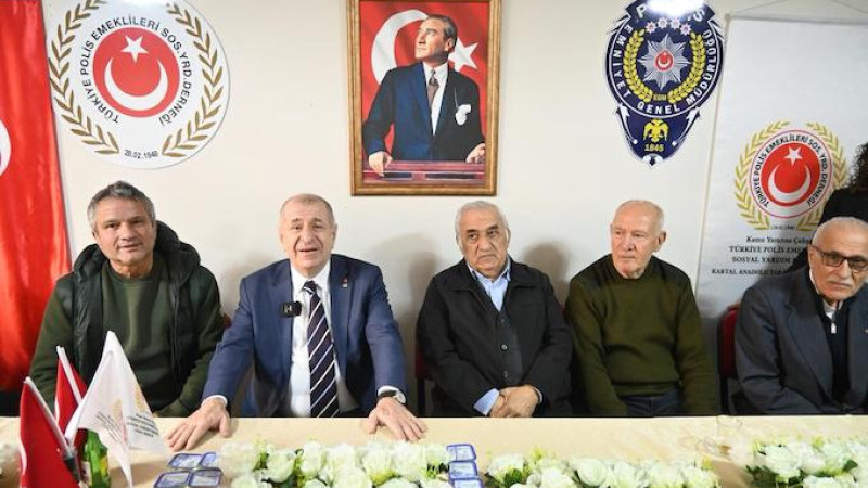 Ümit Özdağ’dan emekli polislere ziyaret