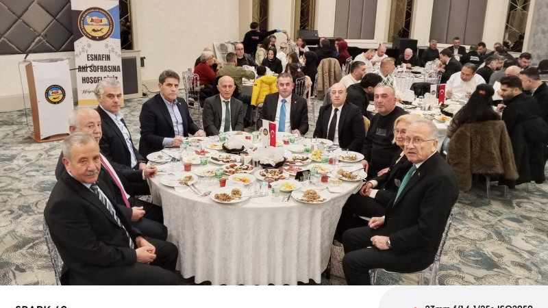 Maltepe esnaf ve sanatkarları iftarda buluştu